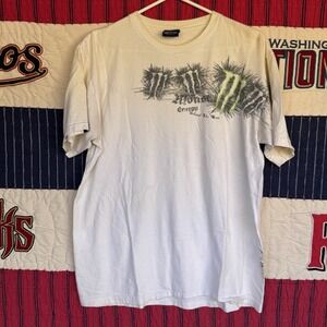 Size L - Y2K Monster Motocross Grunge T-Shirt